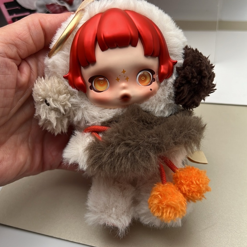 SKULLPANDA Winter Symphony Series Plush -Ode to Cocoa Keychain/Hanging On NWOT - Picture 11 of 17